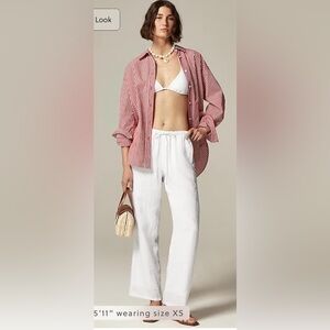 JCREW New Soleil pant in linen NWT
